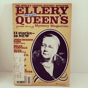 Ellery Queens Mystery Magazine October 1979 Paperback Book